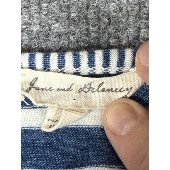 Jane and Delancey Dress Small Striped Tank Summer Sundress Coastal Nautical - Picture 6 of 11